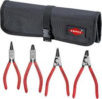 „Knipex“ 9K 00 19 52 US tiesiųjų ir 90° fiksacinių žiedų replių rinkinys maišelyje (4 vnt.)