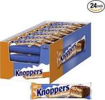 „Knoppers“ žemės riešutų batonėliai, 24 šokoladiniai batonėliai su žemės riešutų kremu – 24 x 40 g