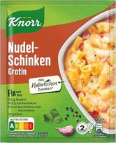 „Knorr Fix“ prieskonių mišinys „Makaronų ir kumpio gratinas“ – skaniam makaronų gratinui iš natūralių ingredientų, 32 g, 29 vnt.