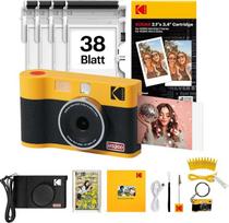 „KODAK Mini Shot 2 ERA“ 5 x 7,6 cm momentinių nuotraukų fotoaparato priedų rinkinys – geltonas | Suderinamas su „Bluetooth“, „iPhone“ ir „Android“, 13 MP kamera, nuotraukos peržiūra prieš spausdinimą, atsparus vandeniui, pirštų atspaudams ir išblukimui