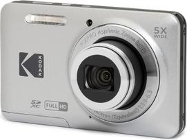 „KODAK PIXPRO FZ55-GRY“ skaitmeninis fotoaparatas su 16 MP CMOS jutikliu, 5 kartų optiniu priartinimu, 28 mm plataus kampo objektyvu, 1080p „Full HD“ vaizdo įrašymo funkcija, 2,7 colio LCD ekranu, skirtas vlogams kurti, pilkos spalvos