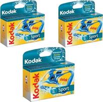 „Kodak Sports“ vienkartinis povandeninis fotoaparatas su 800 jautrumu, 27 kadrų juosta (3 vnt. rinkinys)