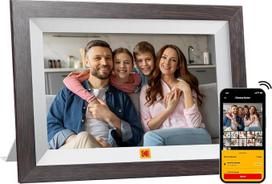 „KODAK“ 10,1 colio skaitmeninė nuotraukų rėmelė su „Wi-Fi“, 1280x800 HD IPS jutikliniu ekranu, išmanioji nuotraukų rėmelė su „Wi-Fi“, 32GB atminties, automatinis vaizdo pasukimas, galima montuoti ant sienos, dalinkitės nuotraukomis iš karto iš bet kur