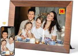 „Kodak“ skaitmeninė nuotraukų rėmelė su „Wi-Fi“, 10,1 colio HD IPS jutikliniu ekranu, 32GB atmintimi, automatiniu nuotraukų pasukimu, galimybė dalytis nuotraukomis ar vaizdo įrašais iš bet kur per programėlę