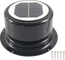 „Kompakter“ saulės energija maitinamas stogo ventiliatorius, 178 mm, plastikinis, stogo vėdinimas skirtas