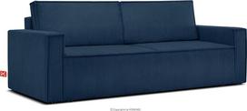 „Konsimo Napi“ sofa, sofa-lova, sofa su miego funkcija, sofa-lova su daiktų dėže, sofa su miego funkcija, sofa-lova su nuimamais pagalvėliais, sofa-lova, 228 cm, tamsiai mėlyna