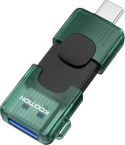 „KOOTION“ USB atmintinė, 256GB, iki 110MB/s, USB-C, OTG, 2-in-1 atmintinė