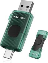 „KOOTION“ USB atmintinė, 128GB, iki 110MB/s, USB-C jungtis, OTG, 2-IN-1 atmintinė
