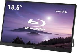 „Krovatar“ 18,5 colių FHD IPS 1080P „Blu-ray“ diskų grotuvas su monitoriumi, palaiko „Blu-ray“/DVD/CD diskų atkūrimą, „Type-C“ ir HDMI įėjimai, skirti sinchronizuoti su telefonu, „Switch“ ar planšetiniu kompiuteriu, USB (maks. 1) | „Blu-ray“, DVD ir CD di