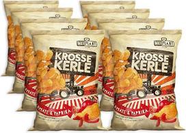 „Krosse Kerle“ traškučiai | „HeiMart“ | Pomidorų ir paprikų | 8 vnt. dėžutė | Regioninis produktas | Be glitimo | Veganinis | 8 x 115 g