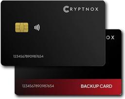 „Krypto“ aparatinė piniginė – „NFC“ išmanioji kortelė šaltam saugojimui, 2 kortelės