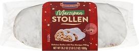 „KuchenMeister“ „Elegant“ marcipano stollenas, 1000 g – sultingas stollenas su razinomis, cukruotais vaisiais ir marcipano įdaru, 1 vnt. po 1 kg