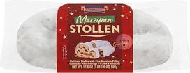 „KuchenMeister“ „Elegant“ marcipano stollenas, 500 g – sultingas stollenas su razinomis, cukruotais vaisiais ir marcipano įdaru, 1 vnt. po 500 g