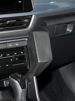 „KUDA“ mobiliojo telefono laikiklis, tinkamas „VW T-ROC“ (A1 tipo) modeliams nuo 2017 m. – laikiklis išmaniesiems telefonams, mobiliesiems telefonams, GPS ir kt. – dirbtinės odos laikiklis, juodos spalvos, 3325