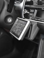 „KUDA“ mobiliojo telefono laikiklis, tinkamas „VW UP“ (2011 m.) / „Seat MII“ / „Sko. Citigo“ modeliams – laikiklis išmaniesiems telefonams, mobiliesiems telefonams, GPS ir kt. – dirbtinės odos laikiklis, juodos spalvos, 296805