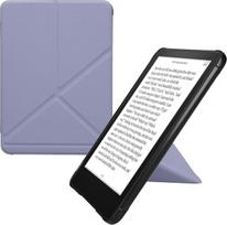 „kwmobile“ apsauginis dėklas „Amazon Kindle Paperwhite“ (2024 m.) / „Colorsoft“ dėklas – dirbtinės odos dėklas – elektroninės knygos dėklas su atverčiamu viršeliu ir automatine miego funkcija – dėklas su atrama – levandų spalvos