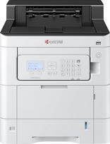 „Kyocera Ecosys PA4500cx“ spalvotas lazerinis spausdintuvas | Spalvotas lazerinis spausdintuvas, spausdinimo greitis – 45 ppm. Pakreipiamas valdymo skydelis, dvipusis spausdinimas, popieriaus dėklas 100 + 550 lapų, Gigabit LAN, spausdinimas iš mobiliojo į