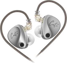„KZ Castor“ ausinės su mikrofonu, „HiFi“ ausinės su sustiprintais boso dažniais, dvi dinaminės garsiakalbių membranos, žaidimų ausinės, nuimamas 2PIN-C laidas