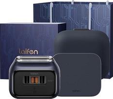 „Laifen P3 Pro“ elektrinio skustuvo dovanų rinkinys, linijinis variklis 12 000 CPM, 100 min. veikimo laikas, greitasis įkrovimas: 3 min. užtikrina 7 min. veikimo, IPX7 atsparumas vandeniui, su kelioniniu dėklu ir neslystančiu pagrindu (karališkas mėlynas)
