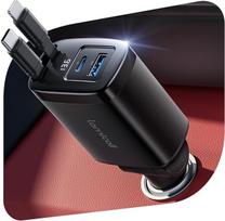 „Lamicall“ 4-in-1 cigarečių degiklio tipo USB-C įkroviklis, greitasis automobilinis įkroviklis