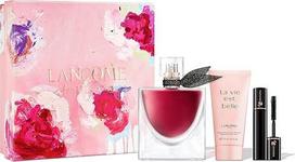 „Lancôme La Vie est Belle L'Elixir“ rinkinys, moterų dovanų rinkinys, EDP 50 ml | Švelnus, gėlių aromatas, kūno losjonas ir juoda mini tušo priemonė, suteikianti blakstienoms apimties, dovanų rinkinyje