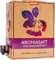 „Langlebenhof“ ekologiškos aronijos sultys, 3 litrų pakuotė – „Demeter Direct“ švelnios sultys