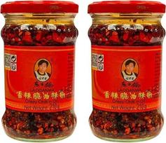 „Lao Gan Ma“ traškus čili aliejuje, dvigubas paketas (2×210 g) – kinietiškas čili aliejus, aštrus ir traškus