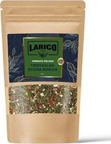 „LARICO Premium“ „Sencha“ žaliosios arbatos lapai „Tropical Etude“, 50 g, su raudonųjų rožių žiedlapių, medetkų žiedų ir aviečių gabaliukų priedais