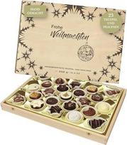 „Lauensteiner“ Kalėdų lobio dėžutė, 300 g, 23 šokoladiniai saldainiai su alkoholiu ir be jo, išskirtinis produktas, skirtas tik Kalėdų laikotarpiui