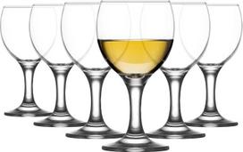 „LAV Art Craft & Glas“ vyno taurės, baltos, „Hat“ serija, 6 vnt. „Misket Art Craft &“ 16 cl