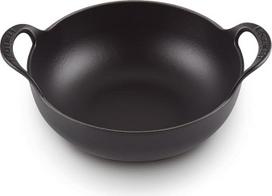 „Le Creuset Balti“ 20142240000460 ketaus indas, 24 cm, 2,7 litro talpos, matinė juoda spalva