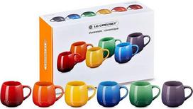 „LE CREUSET“ keraminių puodelių rinkinys „Rainbow“ (6 vnt.)