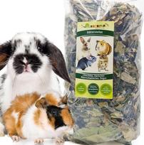 „Leaf Variety“ – be grūdų triušių pašaras, šinšilių pašaras, jūrų kiaulytės pašaras, degu pašaras be granulių