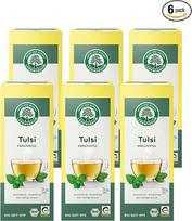 „LEBENSBAUM“ 6 vnt. „Tulsi“ ekologiškų žolelių arbatos rinkinys, indiškas bazilikas, 6 vnt. rinkinys, 100 % „Tulsi“, karališkasis bazilikas, 6 x 30 g, 6 x 20 arbatos maišelių