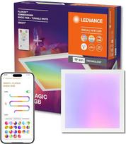 „LEDVANCE Smart + WiFi Planon Magic“ LED plokščiasis šviestuvas, baltas, 18 W, 1600 lm, baltos šviesos funkcija, reguliuojamas šviesos stiprumas, dinaminis „Magic RGB“ šviesos efektas, ilgaamžis, valdomas per programėlę, lengvai surenkamas, 2700–6500 K