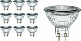 „LEDVANCE“ 10 vnt. LED MR16 prožektorių, 36°, P, šilta balta, 3,4 W, GU5.3, 12 V, 345 lm, 3000 K, 10 vnt. pakuotė