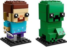 „LEGO BrickHeadz“ Steve ir Creeper (41612), „Minecraft“ figūrėlės