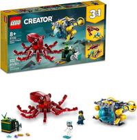 „LEGO Creator 3-in-1“ žaislų rinkinys „Paslėptų lobių paieška“ 31130, skirtas vaikams, berniukams ir mergaitėms nuo 8 metų (522 detalės)