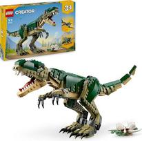 „LEGO Creator“ 31151 „3-in-1“: T. rex, triceratopsas ir pterodaktilis – žaislai, dinozaurų figūrėlės 9 metų ir vyresniems berniukams bei mergaitėms, lankstus dinozaurų modelių konstravimo rinkinys, gimtadienio dovanos idėja vaikams