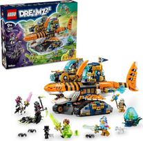 „LEGO DREAMZzz“ 2-in-1 „Tiger Shark“ transporto priemonė – žaislas, transformuojamas į piratų laivą su patranka – komplekte yra 5 mini figūrėlės ir 2 kolekcionuojami lobio padarai – dovana berniukams nuo 9 metų – 71515