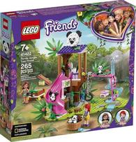 „LEGO Friends“ „Pandų džiunglių namelis medyje“ 41422 konstruktorius; komplekte yra 3 pandų minifigurėlės vaikams, mėgstantiems laukinius gyvūnus – draugės Mia ir Olivia, naujiena 2020 m. (265 detalės)