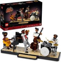 „LEGO Ideas“ 21334 konstruktoriaus rinkinys, „Džiazo kvartetas“ – surinkimo ir eksponavimo modelis suaugusiems, mėgstantiems muziką (1 606 detalės), 6399700