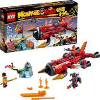 „LEGO Monkie Kid: Red Son’s Inferno Jet“ 80019 rinkinys (299 detalės)