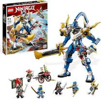 „LEGO Ninjago“ – Džeiso „Titan Mech“, nindzių žaidimų rinkinys su Džeiso, Njos ir Žaliojo skeletono karžygio mini figūrėlėmis, gimtadienio dovana vaikams nuo 9 metų 71785