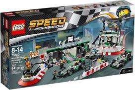 „LEGO Speed Champions“ 75883 „Mercedes AMG Petronas Formula One Team“ konstruktoriaus rinkinys