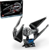 „LEGO Star Wars“ „Ultimate Collector Series“ TIE Interceptor modelio konstravimo rinkinys, „Star Wars“ kolekcinis daiktas su TIE piloto mini figūrėle, kūrybinis konstravimo ir eksponavimo kosminių naikintuvų rinkinys suaugusiems ir UCS gerbėjams