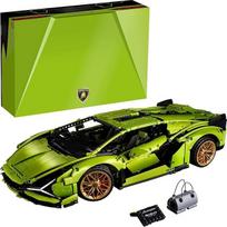 „LEGO Technic“ 42115 „Lamborghini Sián FKP 37“, metalinė žalia (3696 detalės)