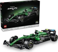 „LEGO Technic“ „Aston Martin Aramco AMR25“ „Formulės 1“ lenktyninis automobilis – modelių surinkimas suaugusiems – lenktyninis automobilis su V6 varikliu, diferencialu ir DRS aktyvinimo funkcija – dovanos idėja lenktynių ir autosporto gerbėjams – 42240