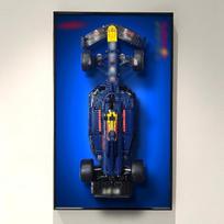 „Lego Technic“ „Oracle Red Bull Racing“ RB20 F1 bolidas 42206, 75 x 45 cm ekspozicinis rėmas „Lego“ bolidui, skirtas montuoti ant sienos, skirtas „Lego“ entuziastams