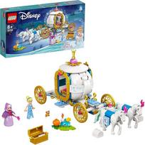 „LEGO“ 43192 „Disney Princess“ Pelenės karališkoji karieta su 2 mini lėlėmis ir arklių figūrėlėmis